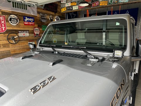 Jeep Wrangler 392 gets Rigid DSS Driving lights: Install