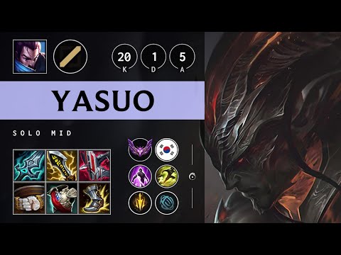 Yasuo Mid vs Viktor - KR Master Patch 25.09