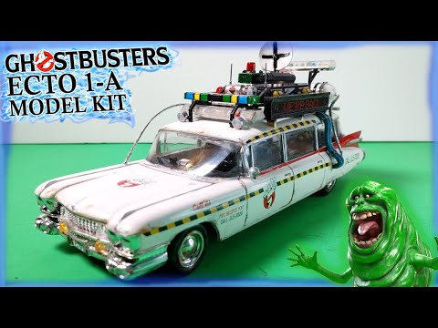 Ghostbusters Ecto1-A 1/25 scale model kit | Full build and painting step by step | Hobby