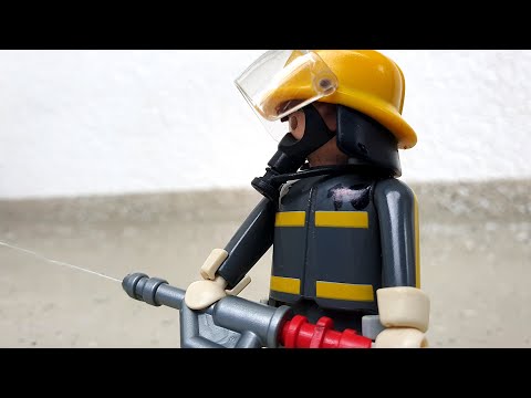 Playmobil Feuerwehr Wasserpumpe Modell 1996