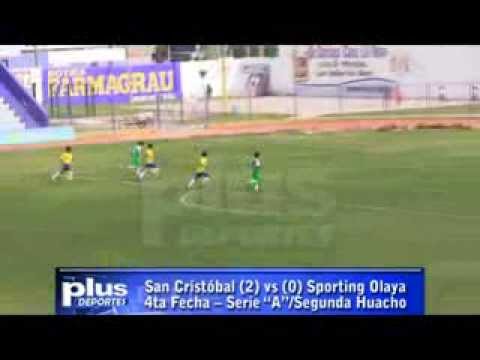 San Cristóbal (2) vs (0) Sporting Olaya - 2da Huacho 2013.