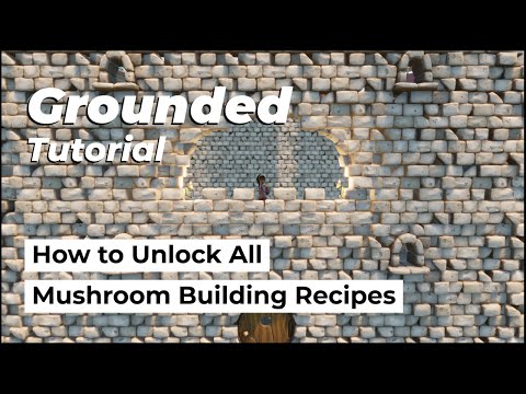 How to Unlock Mushroom Building Recipes | Grounded Tutorial Guide | Shroom and Doom Update 0.10.0