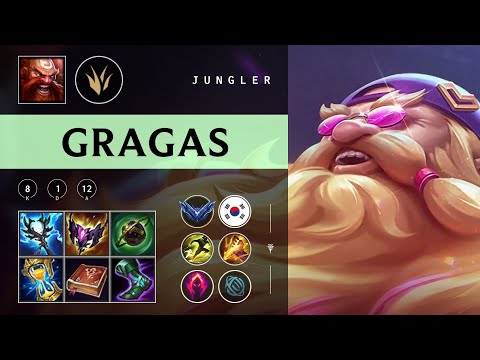 Gragas Jungle vs Malphite - KR Diamond Patch 25.24