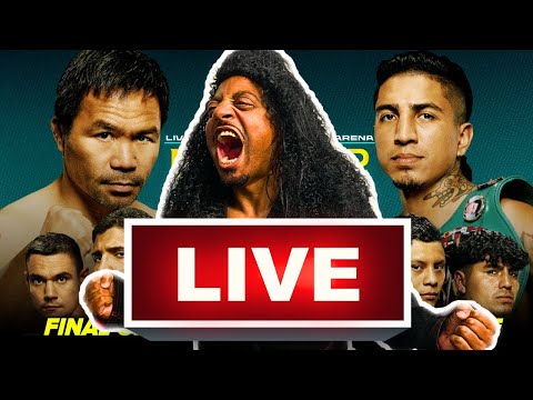 Manny Pacquiao Vs Mario Barrios - LIVE COMMENTARY