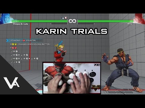 Street Fighter V / 5 Trial Mode - Karin