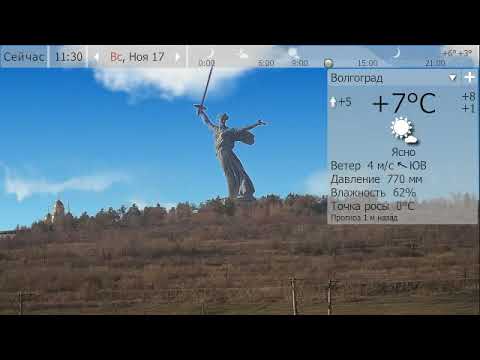 Погода. Волгоград. 16 - 18 ноября 19 г.
