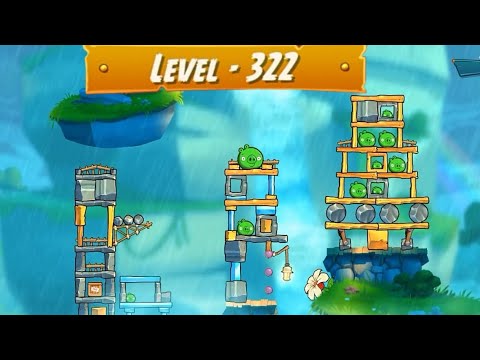 Angry Bird 2,LEVEL:322 complete walkthrough ||Cobalt Plateaus FLUTTERING HEIGHTS || #gaming