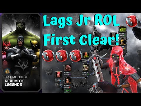 Lags Jr Realm of Legends First Clear! Live! - Marvel Contest of Champions