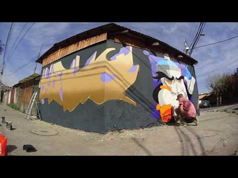 Graffiti - Subcomplot Writers - Lanín 2018 (Timelapse)
