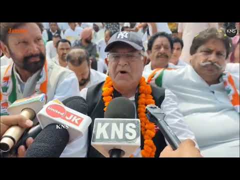 Our movement is not just for Congress, it is for the 1.4 crore people of J&K. We demand immediate restoration of statehood.  Through this hunger strike, we aim to awaken the Centre to its promises and uphold the dignity and rights of our people: Tariq Hameed Karra