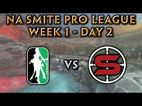 NA Smite Pro League Week 1, Day 2 -  Thurst vs. Snipe