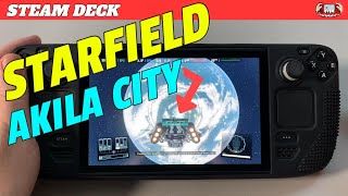 Starfield on Steam Deck - Performance Check on Akila City & Sam Coe
