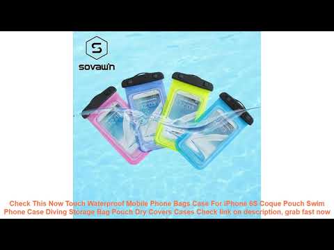 Touch Waterproof Mobile Phone Bags Case For iPhone 6S Coque Pouch Swim