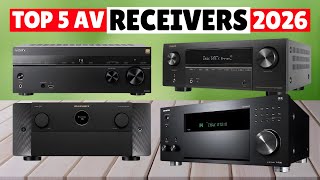 Best AV Receivers You Should Buy In 2026! | Top 5 Home Theater Picks