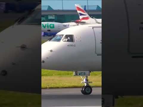 Wideroes Stunning E2 Off To Bergen at Dublin #wideroe #dublinairport #shorts