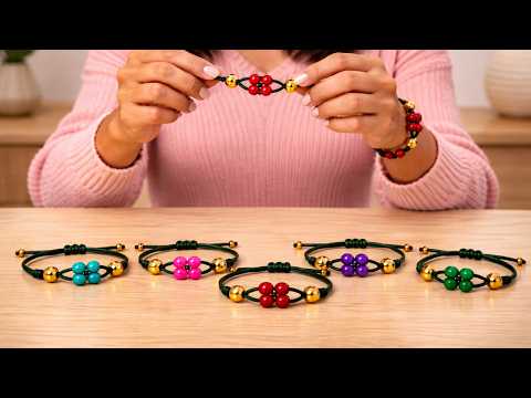 A pulseira fácil que vende muito! Faça em 5 minutos