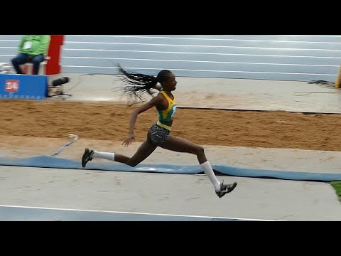 Saly SARR (SEN) 13.06 Really long legs! Future TRIPLE JUMP Star or should she try the HIGH JUMP too?
