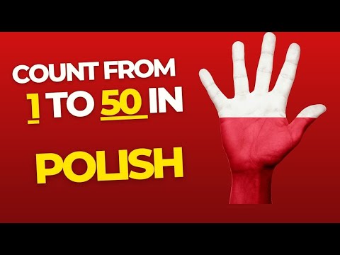 How to count from 1 to 50 in POLISH #counting #howto #poland