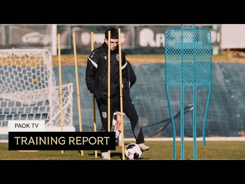 Ασκήσεις με εμπόδια και παιχνίδια κατοχής - PAOK TV