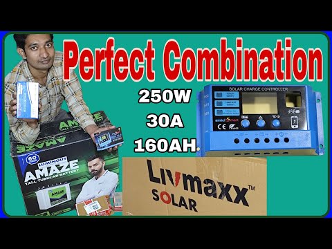 Amicismart Solar Charge Controller 30A | Best Solar Charge Controler 12Volt/24Volt