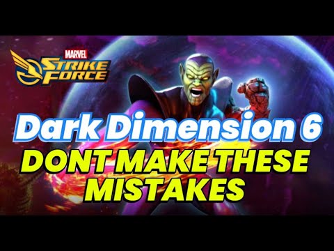 DONT MAKE THESE MISTAKES! WATCH BEFORE STARTING DD6! DARK DIMENSION 6 | MARVEL Strike Force