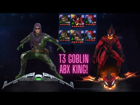 T3 GREEN GOBLIN vs RED GOBLIN ABX  - Judgement CTP because i don't have a Rage - Marvel Future Fight