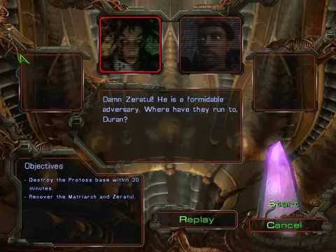 StarCraft Brood War Zerg Campaign: The Queen Of Blades Miss 9 The Reckoning Intro Cinematic