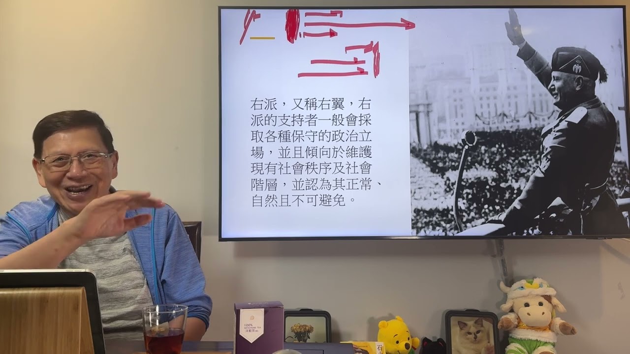 我是否左膠？何謂左派右派？我由歷史講起！再將左派右派的分別告訴大家！《蕭若元：書房閒話》2024-03-31