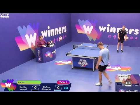 WINners CUP table 2  04.09 Novikov Andrei - Ziakun Aleksandr  14:30