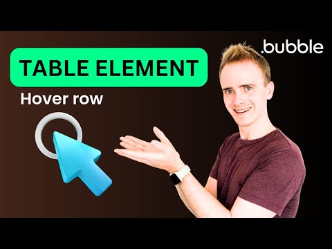 Bubble Table Element - Row Hover Effect thumbnail