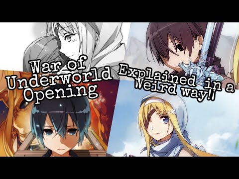 Sword Art Online Alicization War of Underworld Opening | Explained in a Weird way