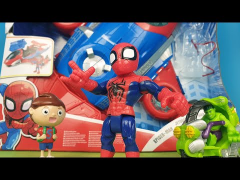 SPIDERMAN e HULK 💥🏍 Facciamoli sfidare!