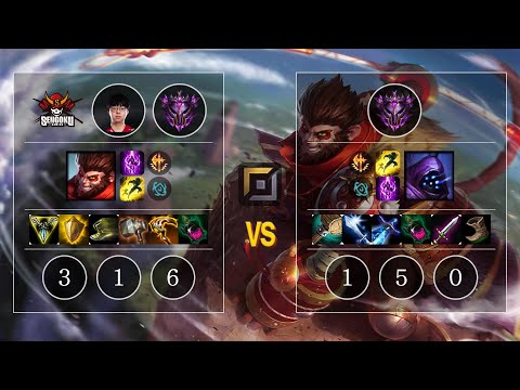 SG Pirean Wukong vs Jax Top - KR Master Patch 10.10