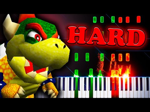 Bowser's Theme (from Super Mario 64) - Piano Tutorial