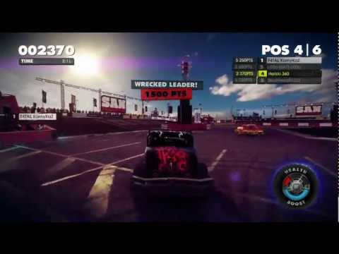 DiRT Showdown demo gameplay - Online demolition