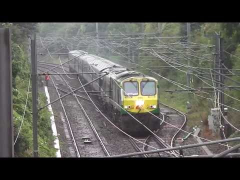 Irish Rail class 201 (231) + Mk3 Enterprise 9004 - Malahide Road.