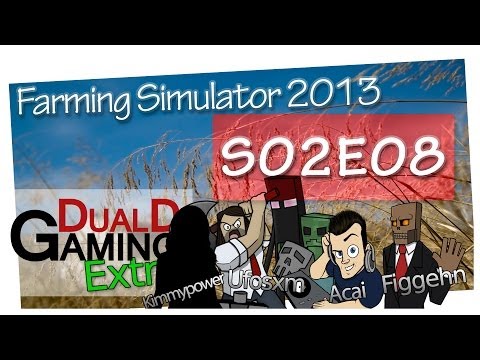 Farming Simulator 2013 på svenska - med Figgehn, Ufosxm, Kimmypower och Acai - S02E08