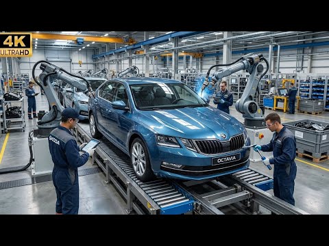 Inside SKODA: How the £29K–£42K Octavia Is Made | Full Factory Process