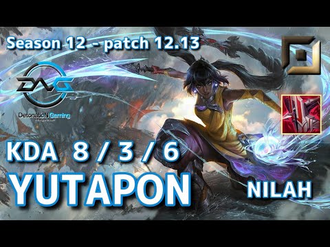 【JPサーバー/D1】DFM Yutapon ニーラ(Nilah) VS シヴィア(Sivir) BOT - Patch12.13 JP Ranked【LoL】