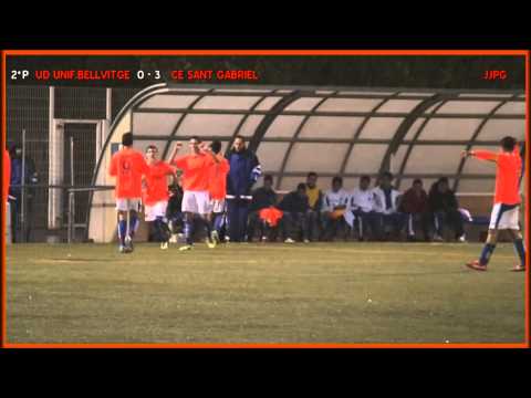 2013-14 Cadete Preferente - J7 - UD Unif. Bellvitge - CE Sant Gabriel 1-4  (SonidoAmbiente)