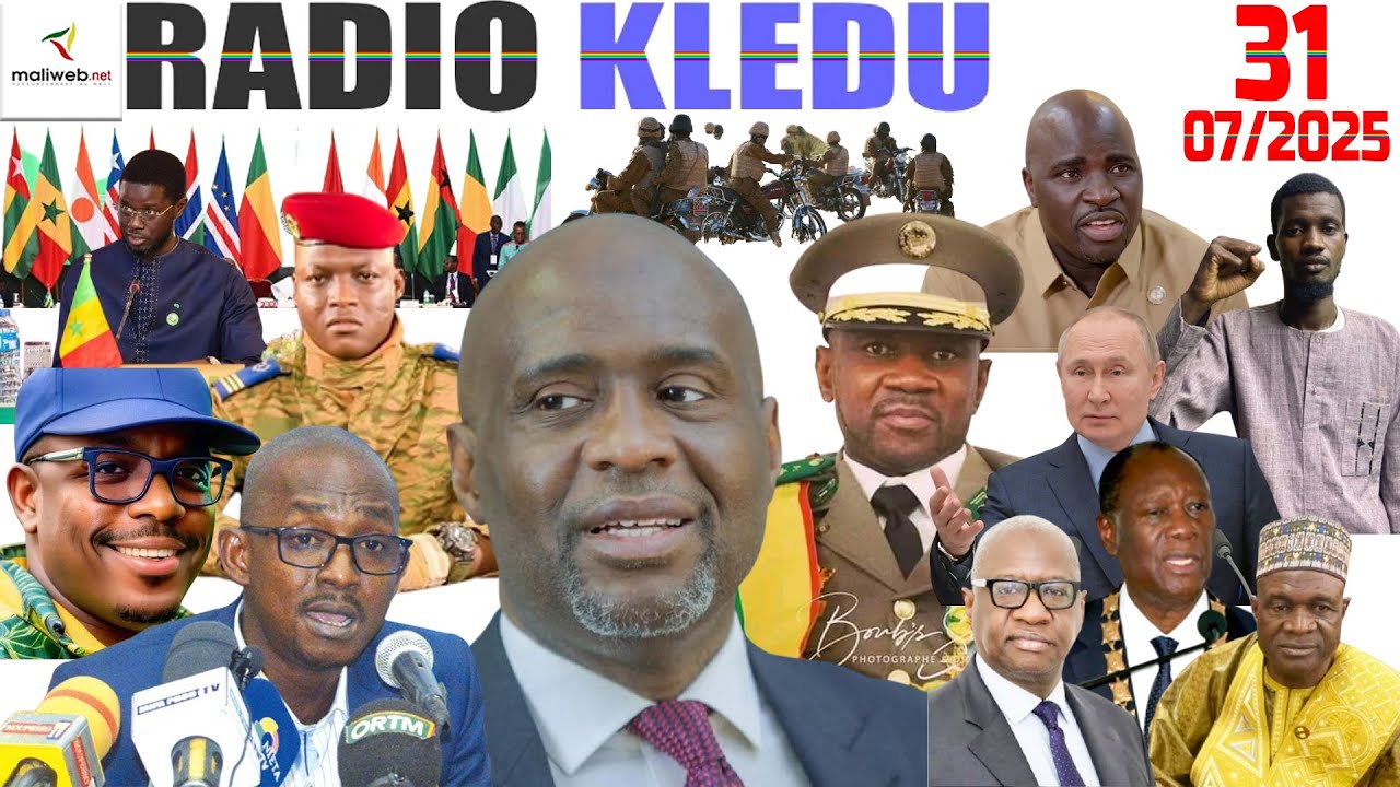 La Revue de Presse de la RADIO KLEDU du 31 Juillet 2025