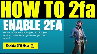 How to enable 2fa Fortnite Chapter 3 (Free rewards)