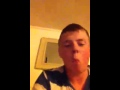Billy eating a candle