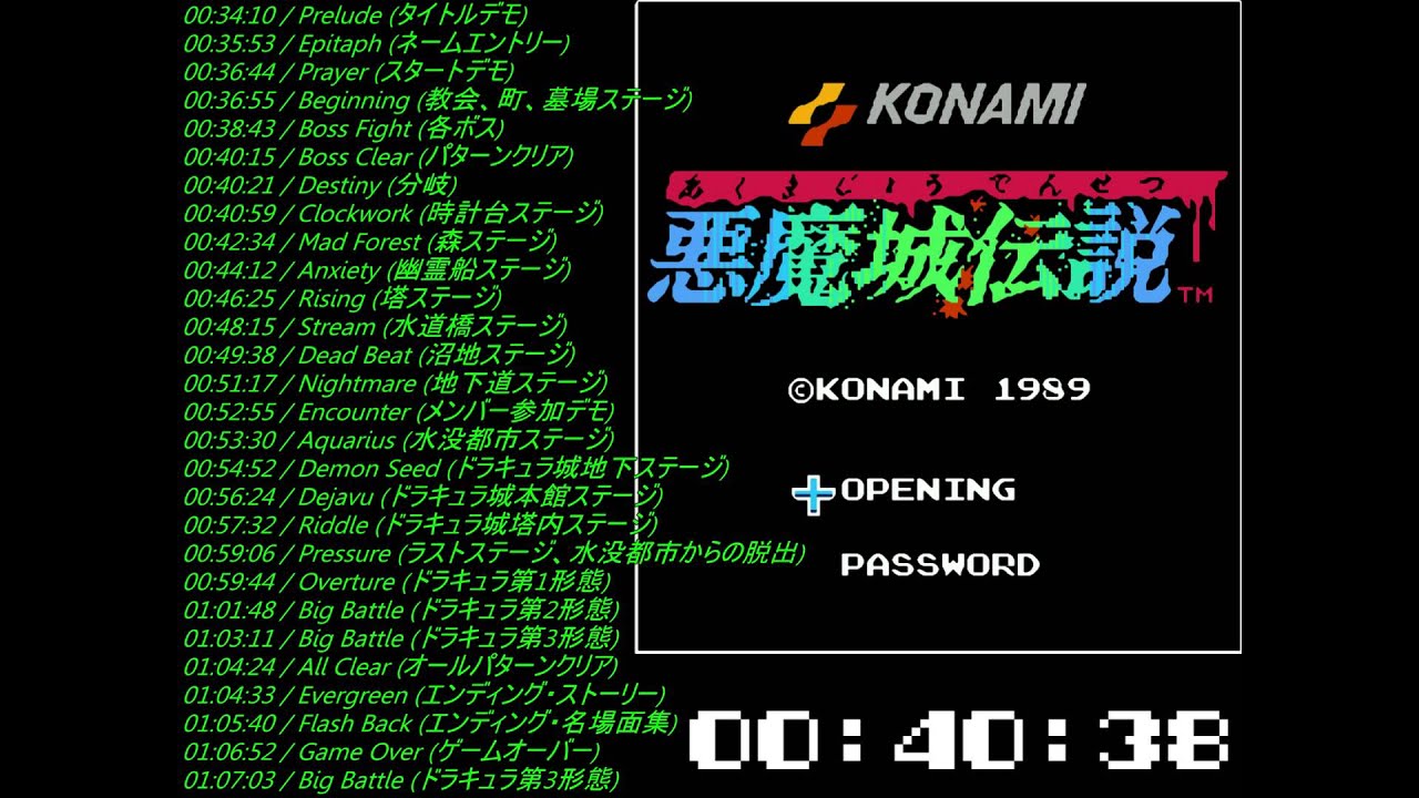 Akumajou Densetsu Soundtrack