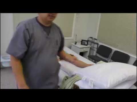 SKILL 17 — POSITIONS ON SIDE | CA Nurse Assistant (CNA Skills Test) | Pearson Vue/Credentia