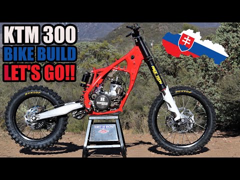 KTM 300 XC Dirt Bike Build Assembly