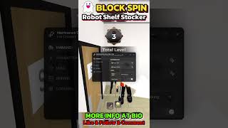 Block Spin Robot Shelf Stocker Script ā Auto Job Bot 2025! #blockspin #robloxscript