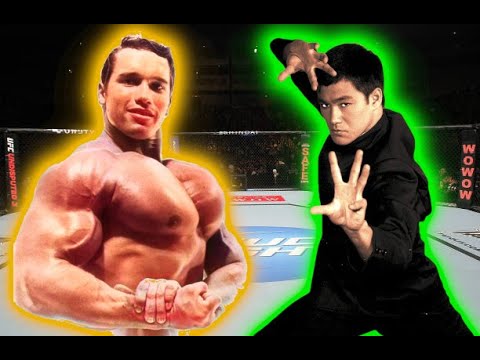 BRUCE LEE vs ARNOLD SCHWARZENEGGER Fight UFC ! ! ! ! !