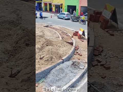 Rotatória, em ritmo acelerado, Uniao dos Palmares Alagoas