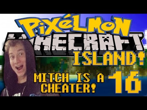Minecraft: Pixelmon Island (Pokemon Mod) #16 MITCH IS A CHEATER! | JeromeASF